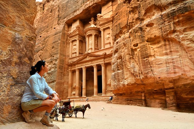 2-Day Petra from Eilat - Petra through the Siq, then the first look at the Treasury