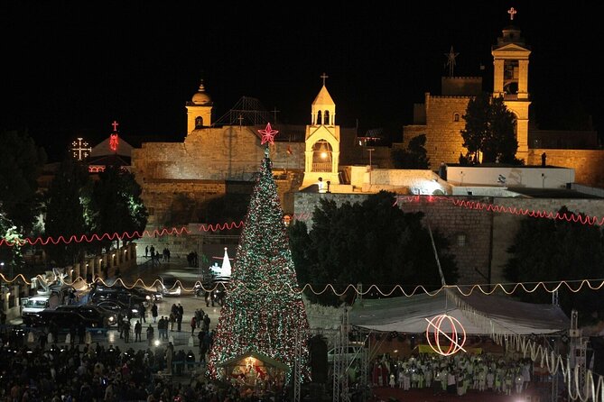 2024 Israel Christmas Holy Land Tour - Bethlehem Midnight Mass - A quieter Christmas morning in the Old City