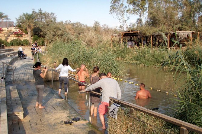 4WD St. George's Monastery Jordan Baptize Dead Sea adventure tour - Good Samaritan Museum and the old desert road