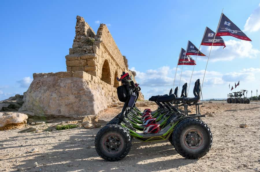 Caesarea: EZ Raider Guided Tour 2025 - Meeting opposite the Roman Theatre