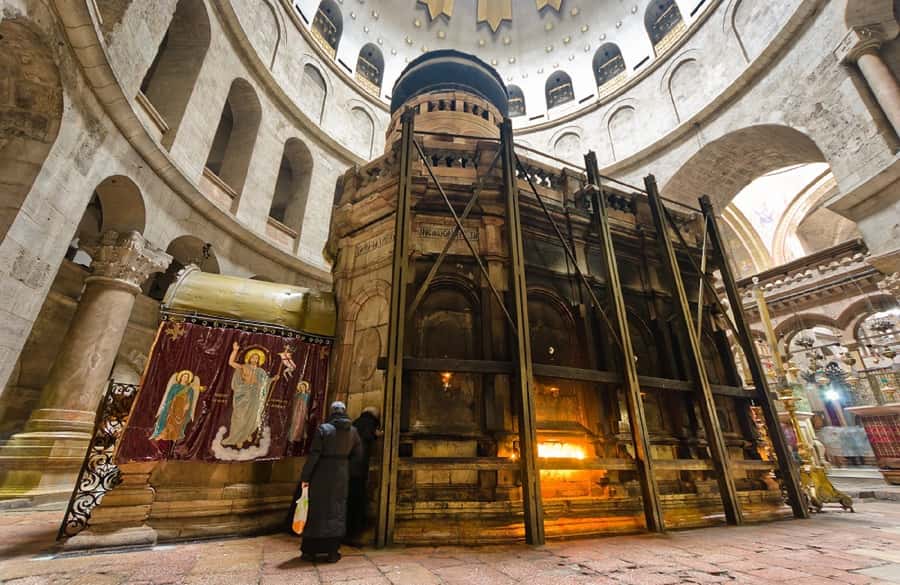 Christian Jerusalem in Russian - Starting above Jerusalem on the Mount of Olives