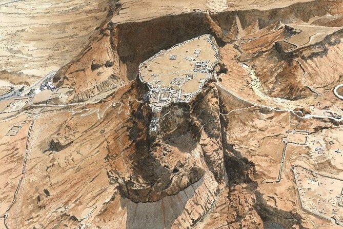 Dead Sea and Masada Outdoor Private Tour, from Tel Aviv - The St. George Monastery viewpoint