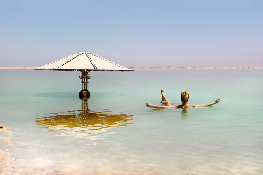 Dead Sea Full-Day Trip from Tel Aviv - The Inn of the Good Samaritan and a view toward Jericho