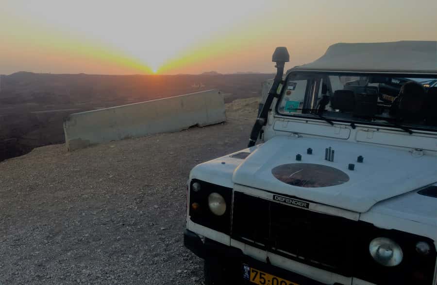 Eilat Mountains: Sunset Jeep Adventure to Mount Joash - What the rough-terrain driving feels like