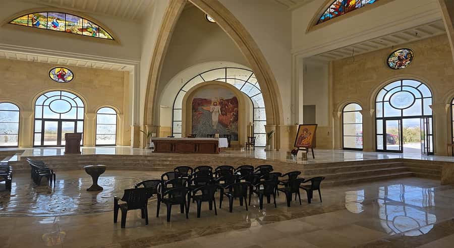 From Amman: Bethany Baptism Jordan River Site Visit - Walking among churches, caves, wells, and pools