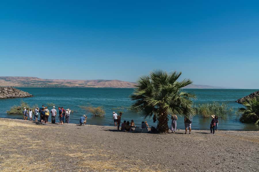 From Jerusalem: Nazareth and Sea of Galilee Tour - From Kafr Kanna toward the Sea of Galilee