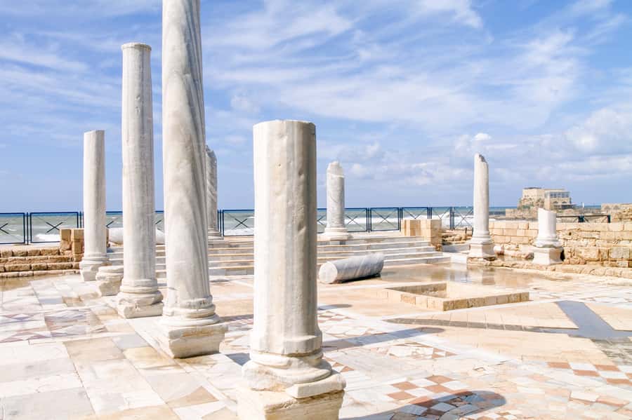 From Tel Aviv: Caesarea, Haifa and Akko Day Trip - Caesarea, where Rome meets the Mediterranean