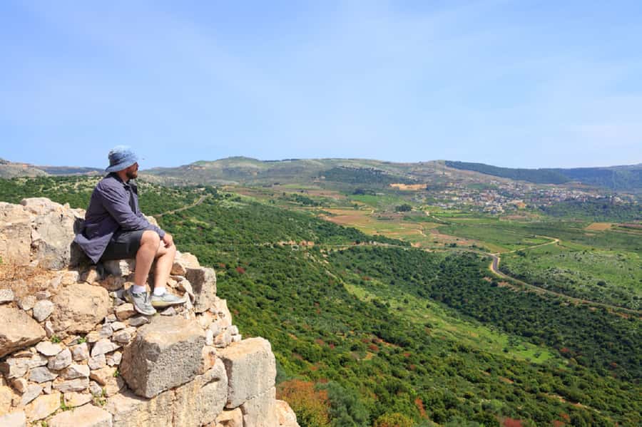 From Tel Aviv: Golan Heights Tour - The Sea of Galilee from its southern end
