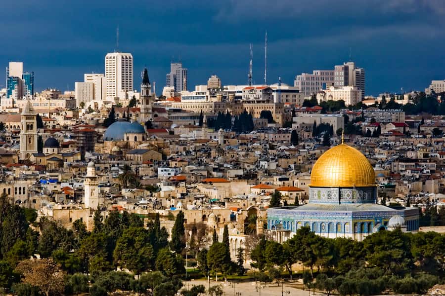 From Tel Aviv: Jerusalem Old & New City Bus Tour - Entering the Old City through its quarters