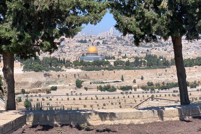 In The Footsteps of Jesus Day Tour - Dguide Self Guiding App - Dominus Flevit and the view of the Old City