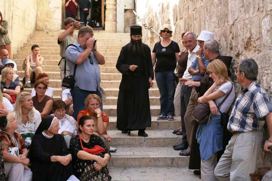 Jerusalem Christian Private Tour - The Tomb of Mary and the road toward the Old City