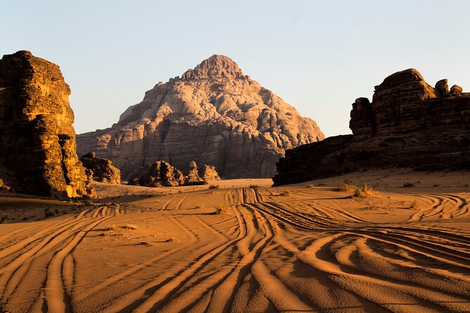 Petra and Wadi Rum 2 day tour from Jerusalem - Wadi Rum at sunset, by Jeep
