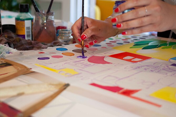 Private Silk Painting Workshop in Jerusalem - Create a scarf - - Turning a Jerusalem Visit Into Something You Made