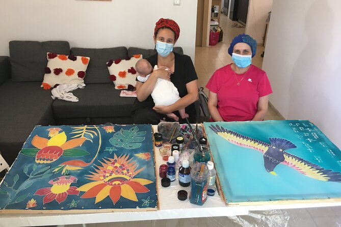 Private Silk Painting Workshop in Jerusalem - Create a scarf - - Is a Handmade Scarf Worth Half a Day?