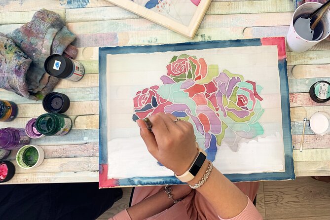 Private Silk Wall Hanging Painting Workshop in Jerusalem - Timing, transport, and cancellation details