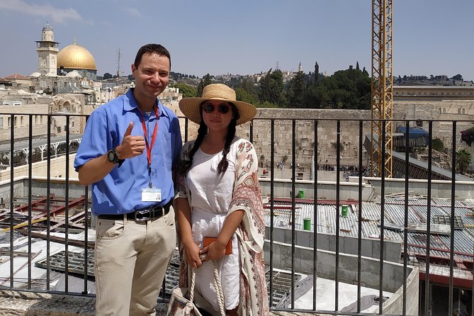 Private Tour: Highlights of Jerusalem - The Jewish Quarter, Roman Cardo, and Temple Mount views