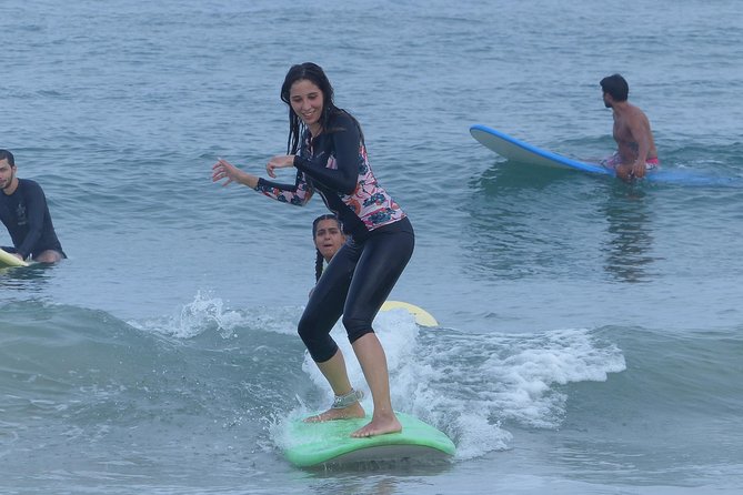 Professional Surfing lessons in the heart of Tel Aviv - Getting ready with the right board and wetsuit