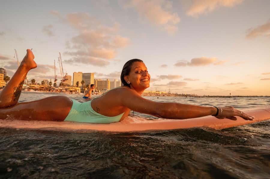 Tel Aviv: Professional Surfing Lessons at Beach Club TLV - Starting at Beach Club TLV on the southern promenade
